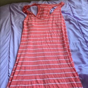Long striped dress